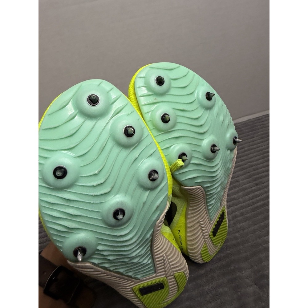 Nike Zoom Rival Sprint Track & Field Shoes Mens 7.5 Spikes Volt Yellow - Picture 6 of 10